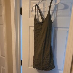 Olive Green Halara Dress